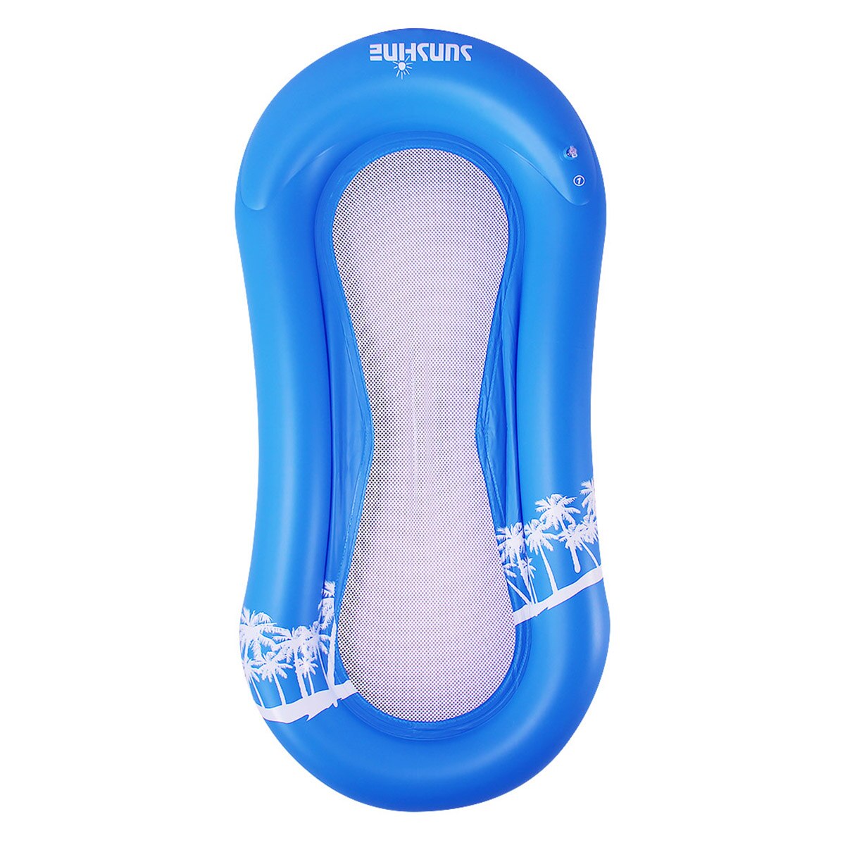 Colchones de aire de para adultos, flotador de piscina inflable, juguete de playa apto para deportes acuáticos: Azul