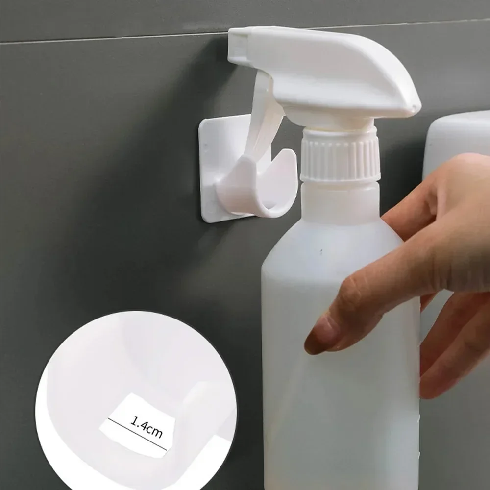 20/1 Stuks Sterke Gordijnroede Beugel Houders Zelfklevende Verstelbare Muur Gordijnroede Vaste Opknoping Rack Badkamer Accessoires