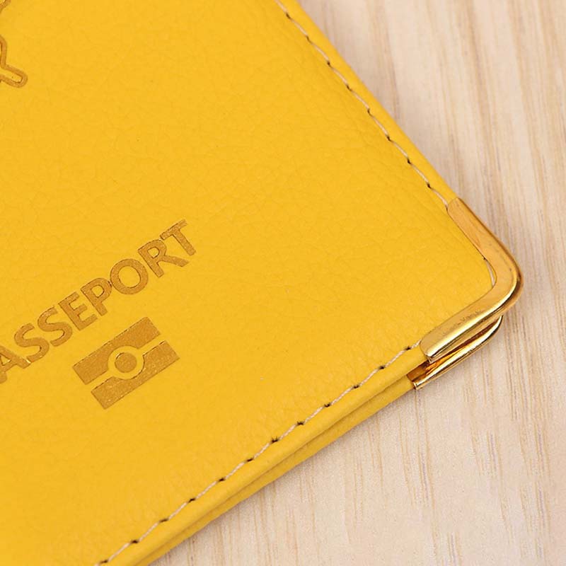 PU Leer Frankrijk Passport Cover Credit Card Slots Porte-Passeport Housse voor Mannen Vrouwen Franse Paspoorten Organisator voor Reizen