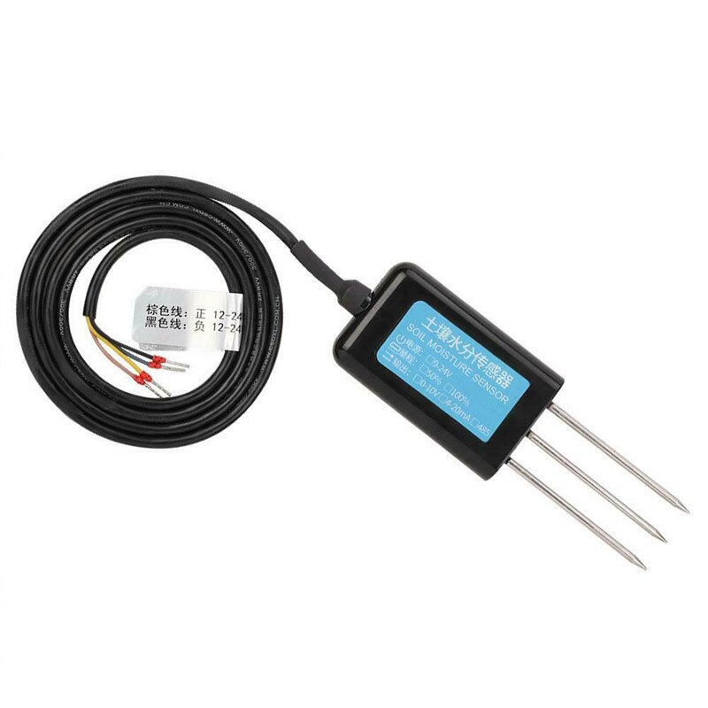 2 In 1 Hygrometer Soil Moisture Sensor Humidity Temperature Sensor Electrical Conductivity Soil Tester Output Moisture Meter