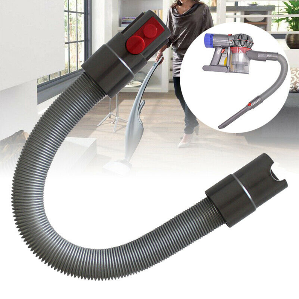 For Dyson V8 V10 V7 Vacuum Cleaner 1pcs PU Extension Hose Telescopic Pipe Spare Part Replacement Flexible Tube