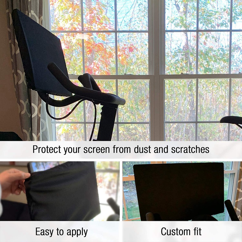 Stretch Fabric Screen Cover with Elastic for the Peloton Bike Screen,Bicycle Accessories