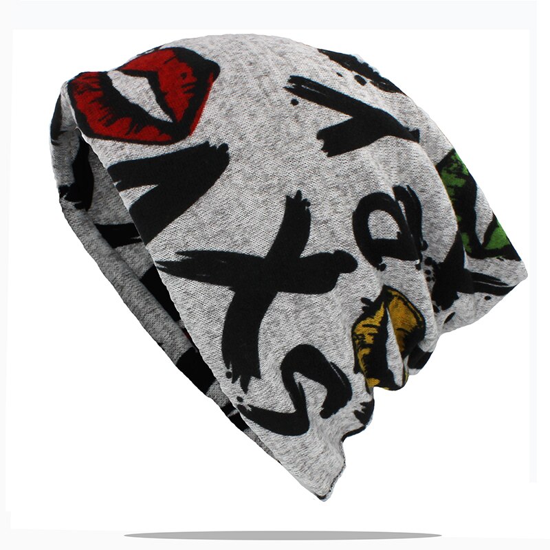 ALTOBEFUN Multifunction Men Winter Autumn Hat Teenager Adult Thin Girl Scarf Women Skullies Beanies Vintage Cap AHT179: 7