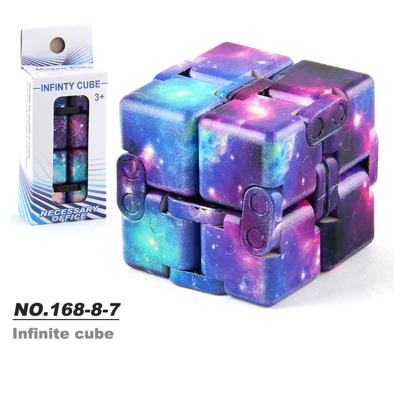 Autismus Anti Stress Relief Kreative Unendliche Magie Cube Büro Flip Cubic Puzzle Sensorischen Stress Relief Kühle Gadget Zappeln Spielzeug: NO.168-8-7