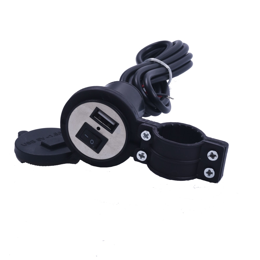 Top Auto Universele Waterdichte 12 V Naar 5 V 1.5A Motorfiets Smart Telefoon GPS USB Charger Power Adapter