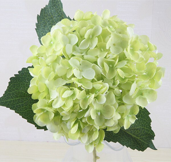 Dia 20cm stor størrelse kunstig hortensia gren silke blomst hjem dekoration bryllup: 3