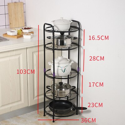 Joylove Kitchen Racks Floor Storage Racks Kitchen ... – Grandado