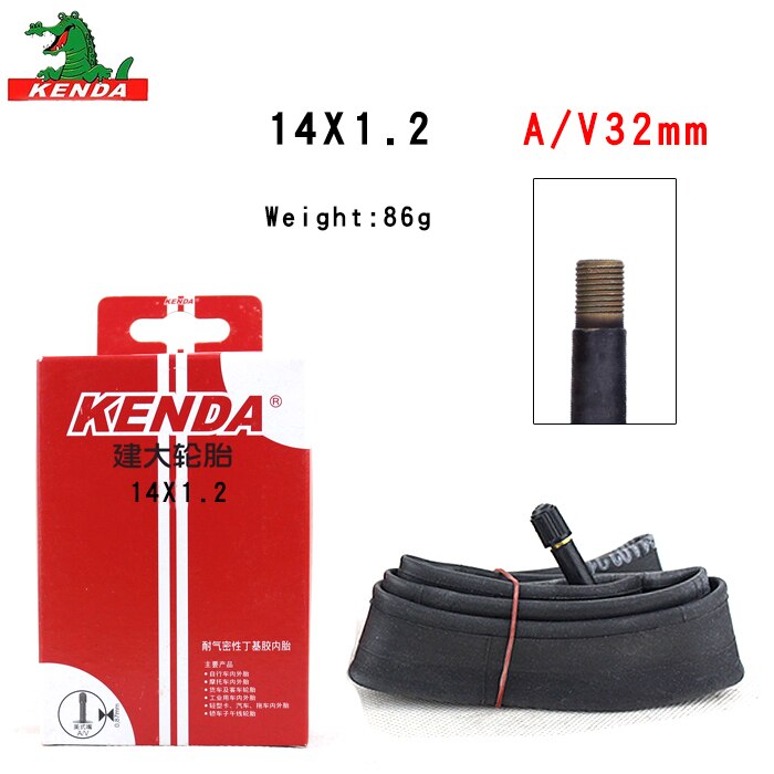 Kenda Bicycle Inner Tube 14 16 18 inch 1.5-1.75 1.75-2.125 AV FV BMX foldable Bike Tire Cycling rubber Tire Rubber Tube Parts