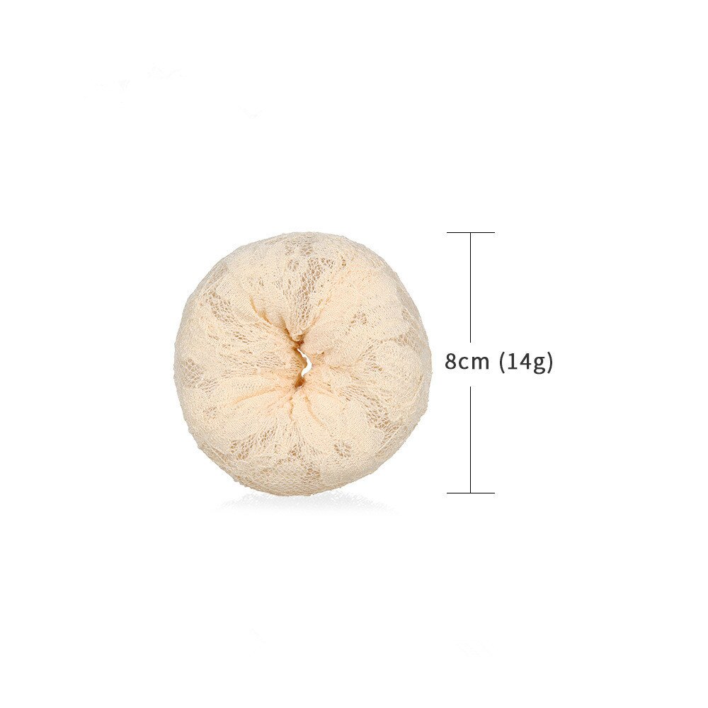 4size Magic Hair Bun Maker Accesories Chignon Magique Hair Donut Bun For Women Hair Styling Tools: 8cm Beige