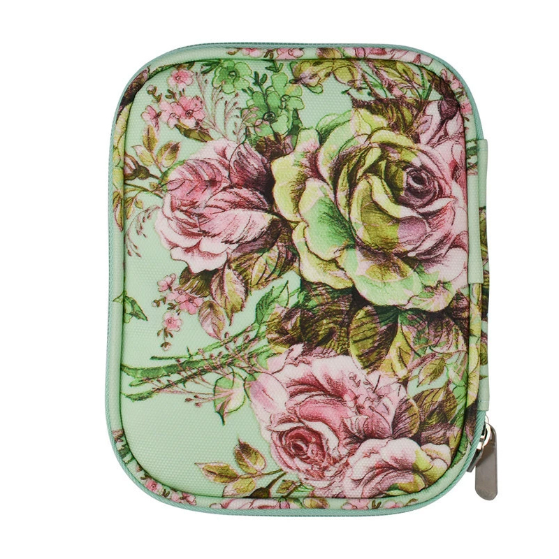 Juego de ganchos de ganchillo para tejer, herramienta de costura para uso doméstico para principiantes, manualidades DIY, marcadores de punto de ganchillo, herramientas de agujas, accesorios de tejido con bolsa: Verde militar