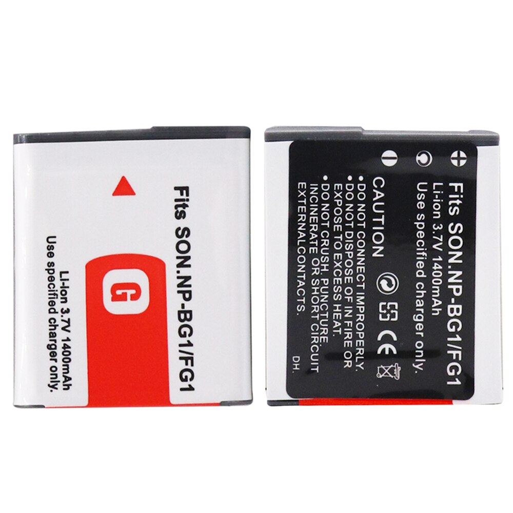 1400 mah np -bg1 np-fg1 npbg 1 npfg 1 oppladbart li-ion digitalkamera batteri til sony dsc  h3 h5 h7 w70 w80 wx1 np bg1 fg1