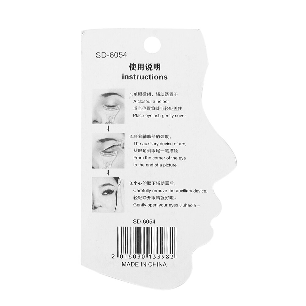 Pochoir de maquillage magique pour les yeux, 1 pièce, modèle débutant, outil d'aide au maquillage des yeux, aide au bureau, femmes, dessiner des lignes, Guide, moule de carte