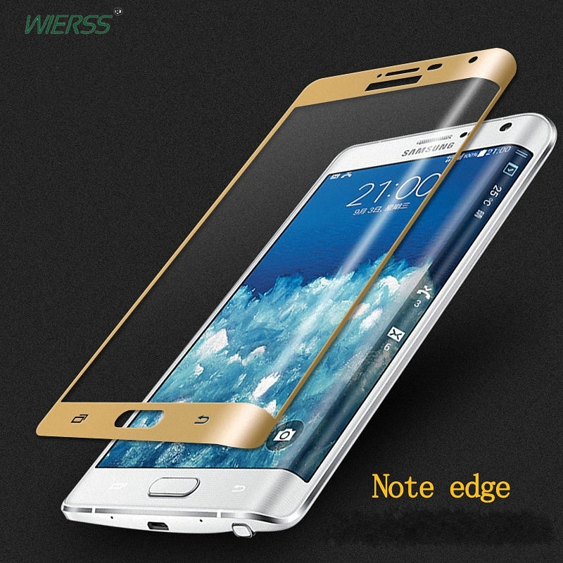 3D 9H Full Coverage Tempered Glass Screen Protector For Samsung Galaxy Note Edge/N915 N9150 N915FY N915A 5.6&quot; Glass CASE Film