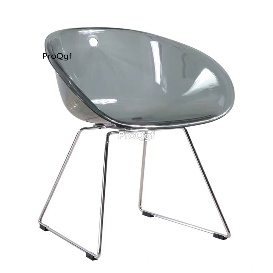 Prodgf 1 Set Moderne Eenvoudige Transparante Eetkamerstoel: 08