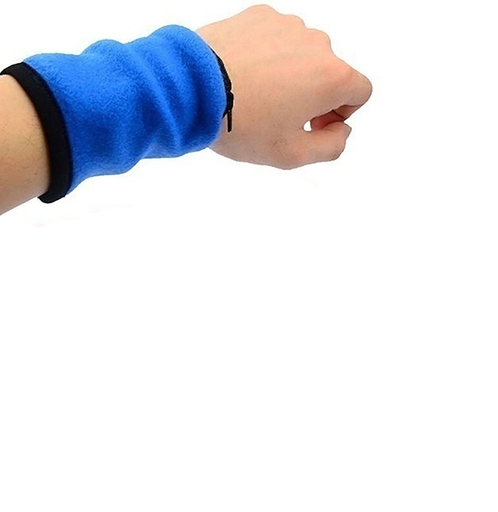 Mannen Vrouwen Pols Portemonnee Pouch Band Rits Running Travel Gym Fietsen Running Veilig Portemonnee Verandering Sport Bag: Blauw