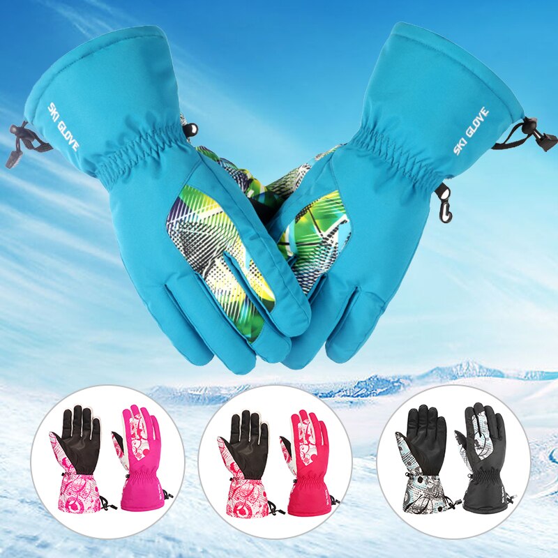 Vandtætte vinter varme handsker mænd ski handsker snowboard handsker motorcykel ridning vinter touch screen sne handske