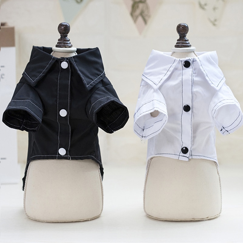 Novo design roupas para cães pequenos filhote de cachorro colete cães casaco primavera verão pet cachorro camisa vestido yorkies chihuahua roupas 3e25
