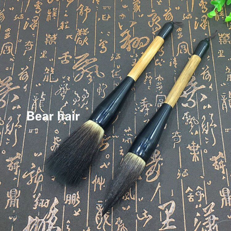 Large Chinese Traditional Calligraphy Brush Landscape Painting Writing Hopper-shaped Brush Pen Weasel Woolen Bear Hair Brush