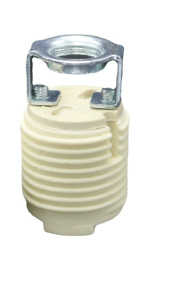 G9 Ceramic Lamp Holder, White G-9 Halogen Light Bulb Base Socket with Ring,G9 Light Base Socket Kit Adapter: Blue / B22