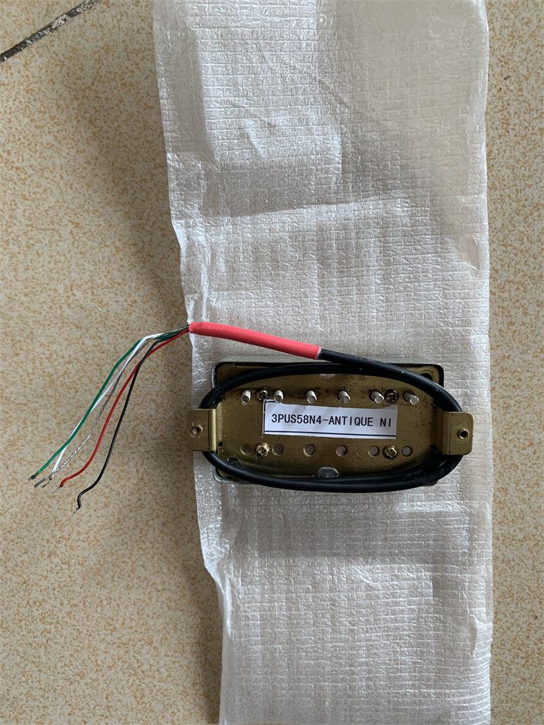 Ægte 1 stykke antikke nikkel humbucker pickupper til elektriske guitarer lavet i korea 3 pus 58 n 4 #p201