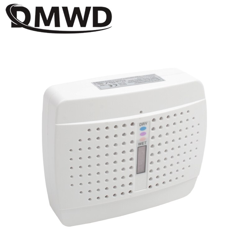 DMWD Mini Portable Air Dehumidifier Rechargeable Electric Wardrobe Dryer Drying Desiccant Moisture Absorbing Machine 110V-240V