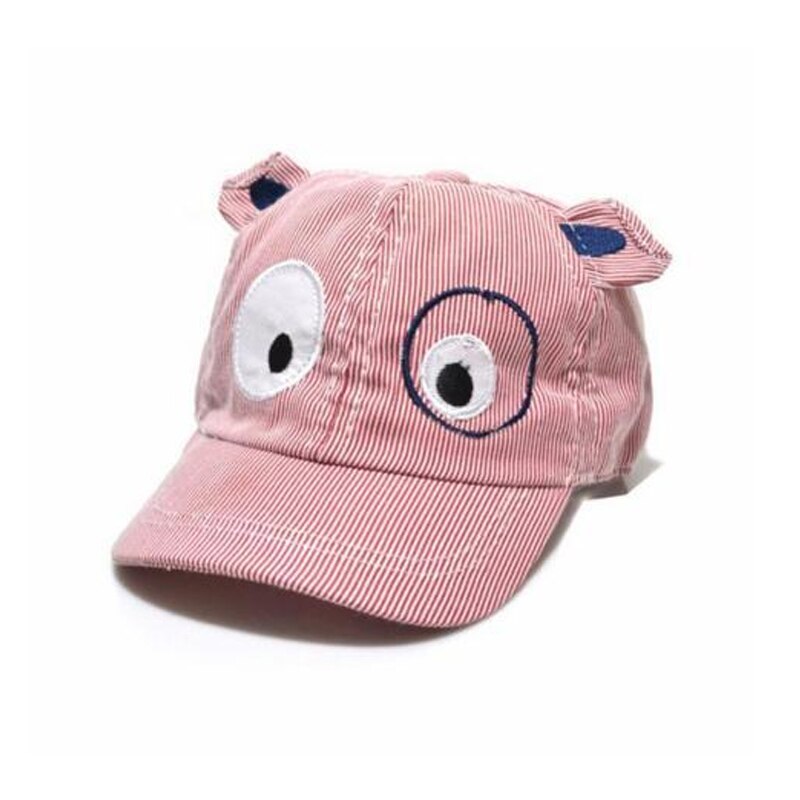 Tecknad baby baseball keps sommar nyfödd bebis hatt flicka pojke kepsar barn spädbarn bomull barn keps småbarn solhatt barn