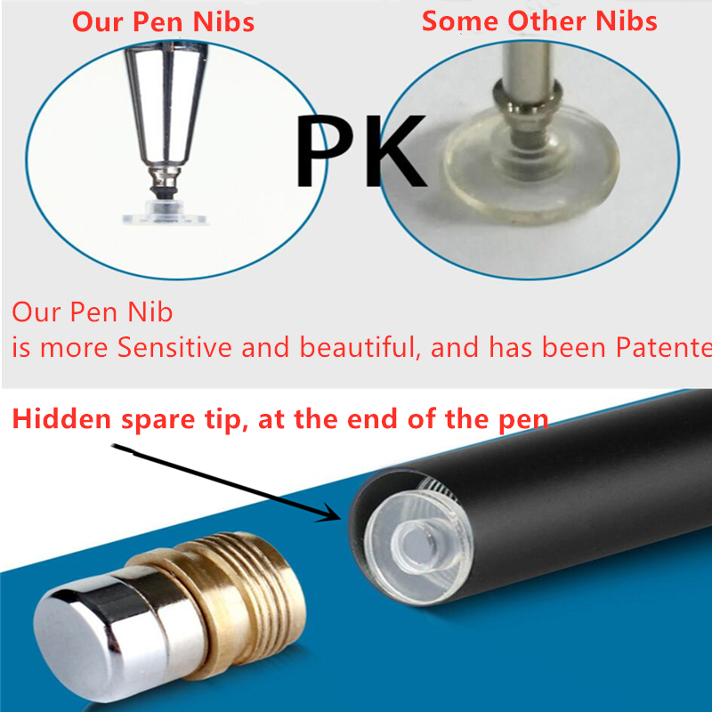 Smart Generic Stylus for iPad capacitive screen pencil Write Draw Touch Pen for tablet Fit iphone Suitable Android/IOS/Wiindows