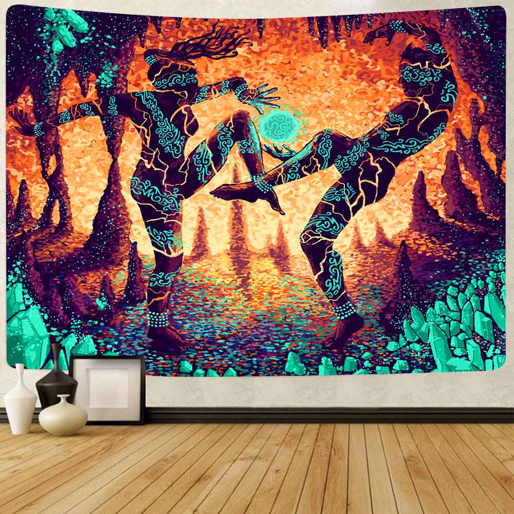 Simsant-tapisserie égyptienne ancienne, mythologie égyptienne, tapisserie murale psychédélique, pour décoration, salon, chambre à coucher, dortoir: 2TGTLSAY62