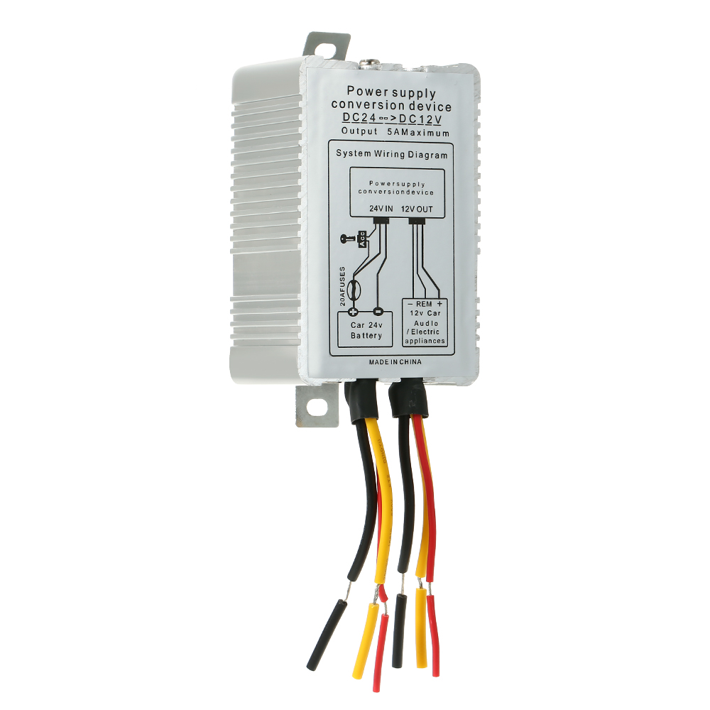 Car Accessories Power Inverter 24V to 12V DC-DC Car Power Supply Inverter Converter Conversion Device 30A