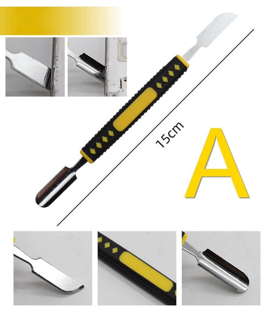 6Pcs Dual Heads Metal Spudger Koevoet Handgereedschap Set Demontage Voor Mobiele Telefoon Notebook Koevoet Prying Opening Repair Tool kit