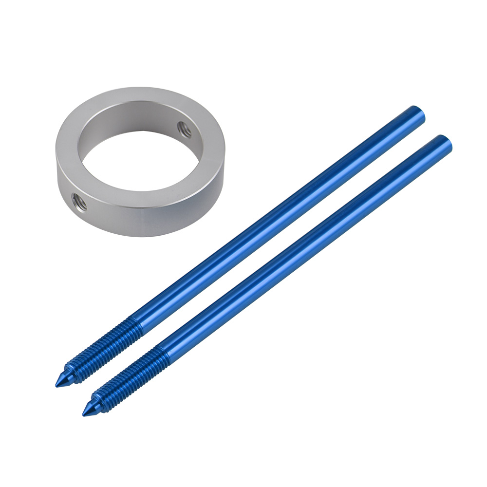 Herramienta Universal de sujeción de varilla amortiguadora de horquilla para motocicleta, herramienta de compresor de resorte de horquilla, herramienta de purga de horquilla de suspensión, Kit de reparación de horquilla: Oro