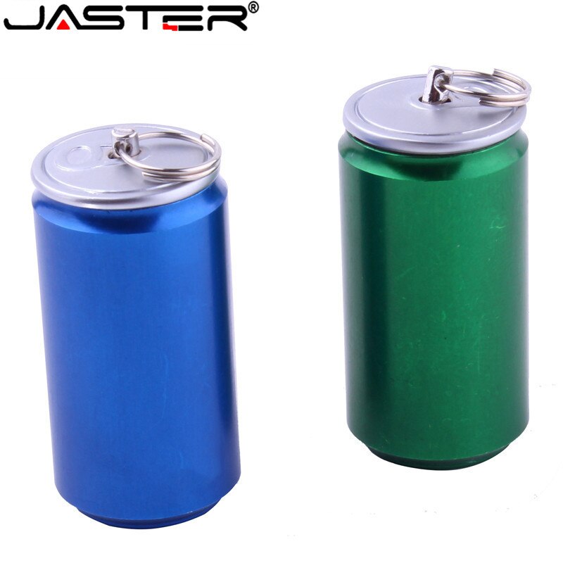 JASTER Nueva simulación Creativa 4GB pen drive 2,0 memoria flash 8GB 16GB32GB 64GB cerveza puede cola puede bebidas puede Modelo USB