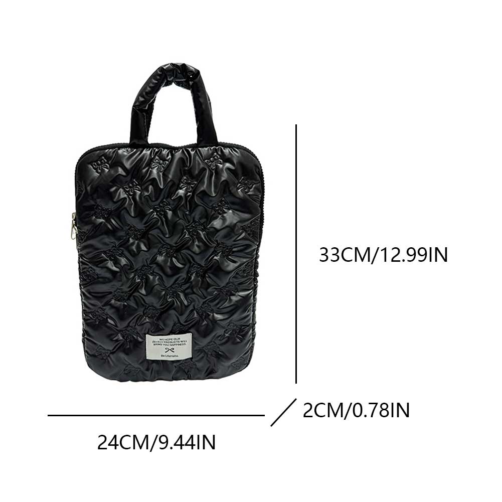 13-inch laptop draagtas Esthetische laptophandtas Schokbestendige tablethoes Computerhoes voor dames en meisjes