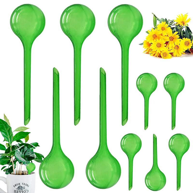 1/12PCS Automatic Plant Watering Bulbs Self Watering Globes Plastic Balls Garden Water Houseplant Device Drip Irrigation System