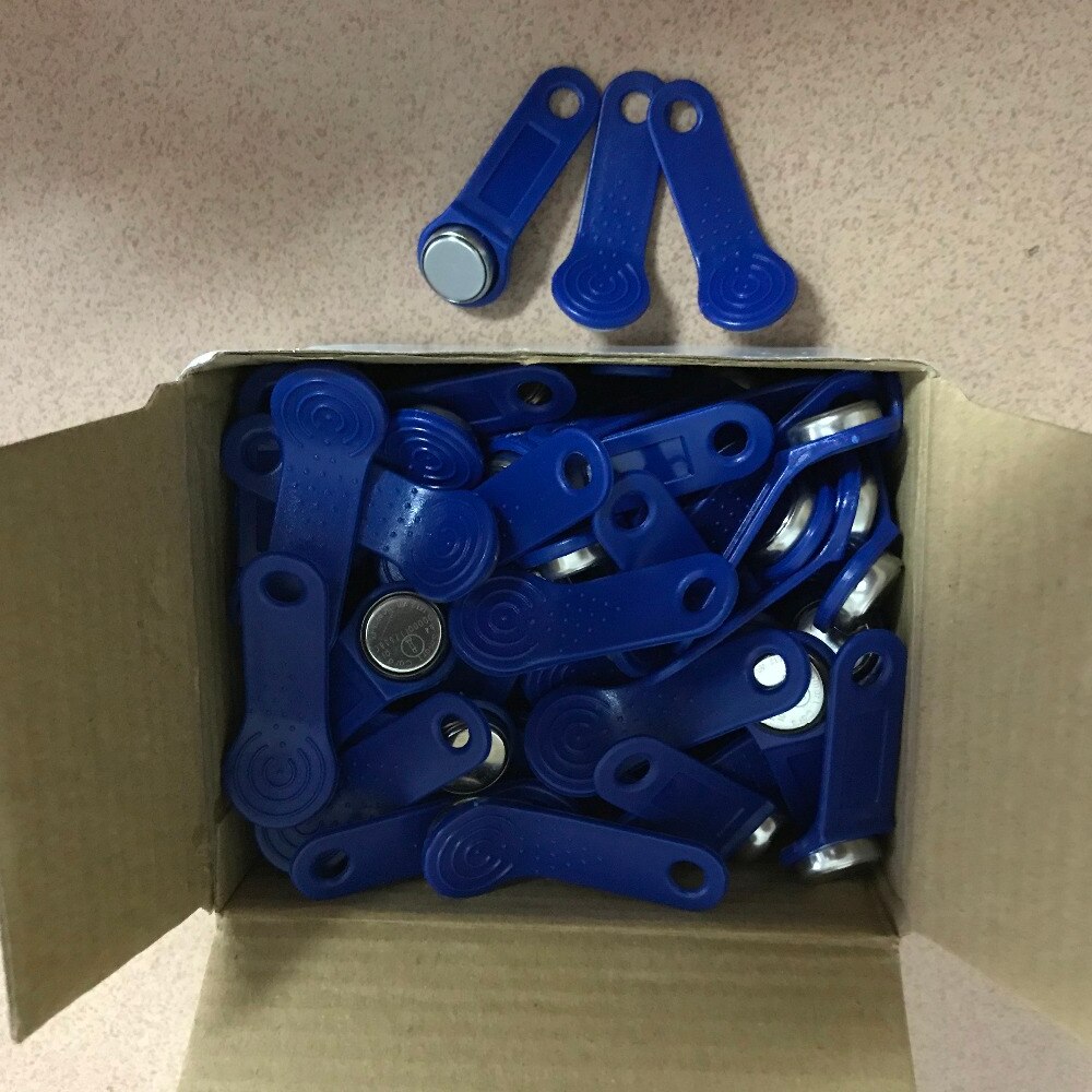 Ds1990a f5 tm1990a dallas ibutton tm kaart sleutelhanger niet-magnetisch voor toegangscontrole elektronisch slot alleen-lezen 10 stuks