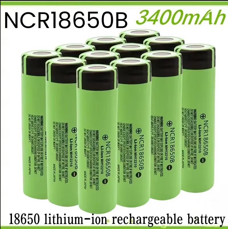 Original 18650 Battery NCR18650B 3.7v 3400mAh Lithium Rechargeable Battery For Flashlight Batteries Shipment