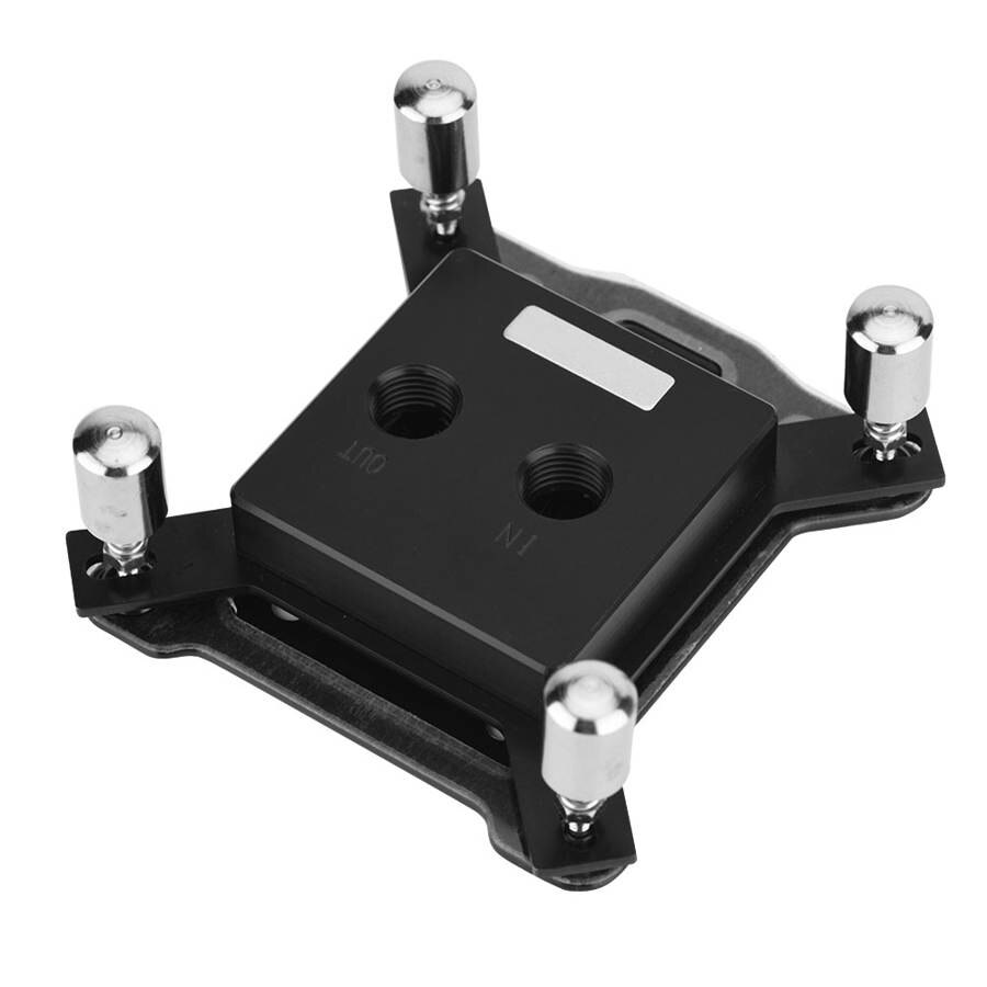 CPU Water Cooling Heatsink Block Waterblock Liquid Cooler Copper Base For Intel