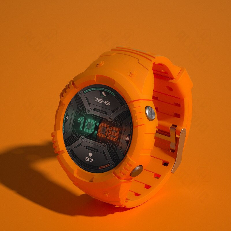 Bånd til huawei klokke  gt 2e reim koffert 46mm integrert alt inkludert klokkereim på huawei  gt 2e/gt 2/gt2 reim 22mm klokkerem: Oransje / til magi 2 46mm