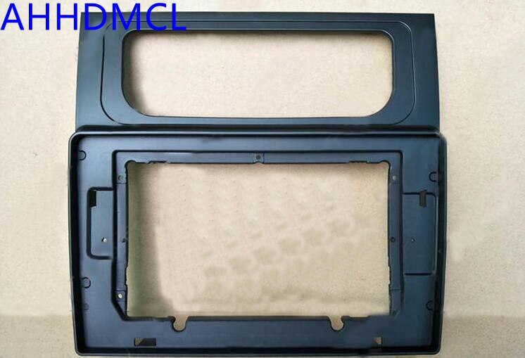 Kit de marco para salpicadero de navegación Fascia para coche, para reproductor Multimedia Universal Android de 10 "~ 10,2" para Touran 2004 2005 2006 ~: 11-15 man. ac editi.