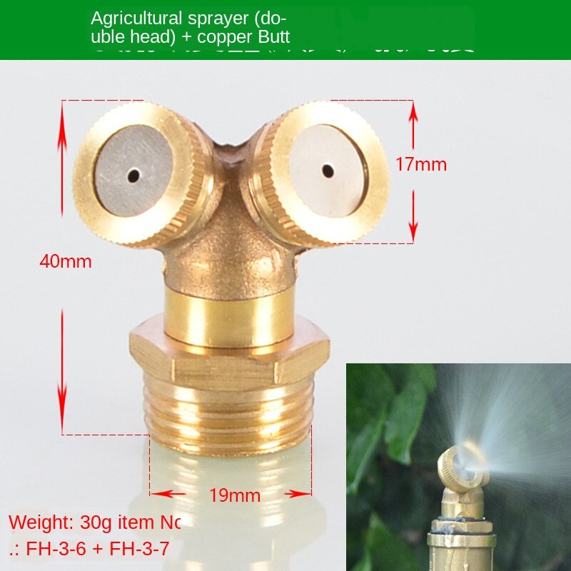 Tuin Gazon Land Agrarische Sproeikop Groene Gieter Bloemkool Irrigatie Sprinkler Sprinkler Hoofd Automatische Sprinkler: 12