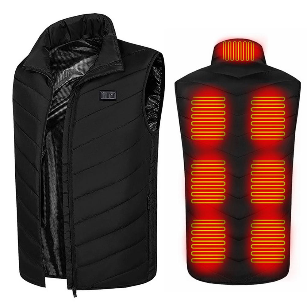Drie-Snelheid Verwarmd Vest Elektrische Verwarmde Jassen Smart Elektrische Verwarming Gilet Voor Mannen Vrouwen Winter Warmte Jas Usb Verwarming jas