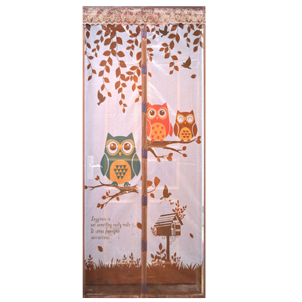 Cortina magnética antimosquitos de 4 colores, cortina de puerta de tul, pantalla de cierre automático para puerta, red de malla de verano 90/100x210cm20
