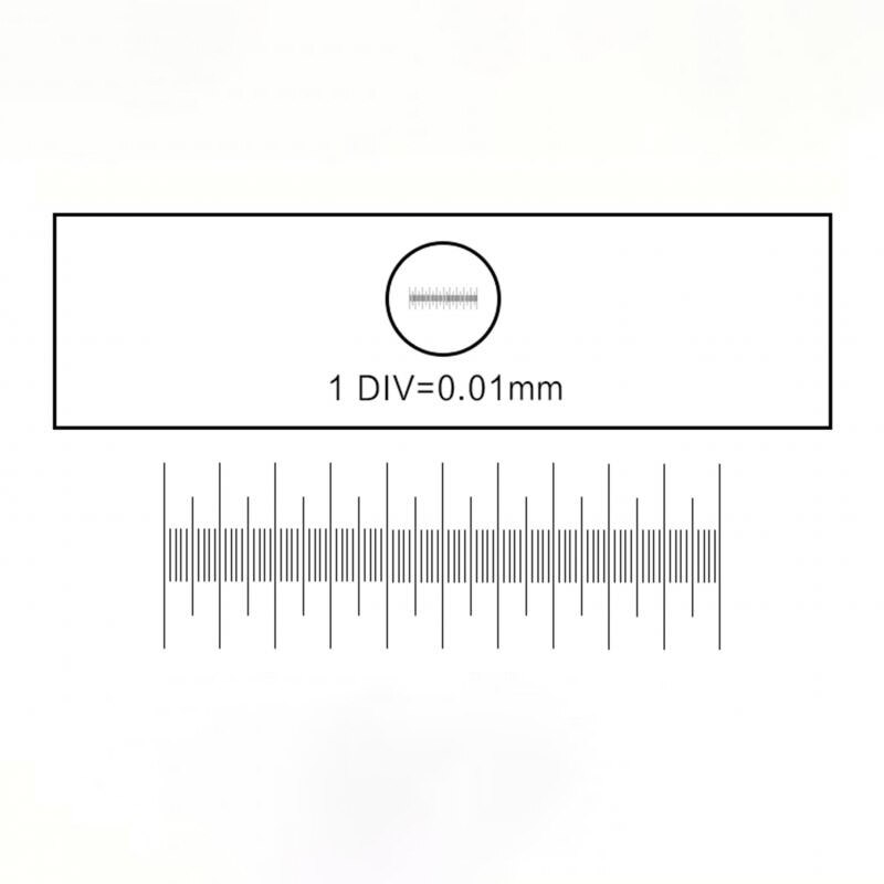 Microscope Accessories Object Micrometer C1 Ruler Measuring Accurate Grid Value 0.01mm a Scale Measuring Scale