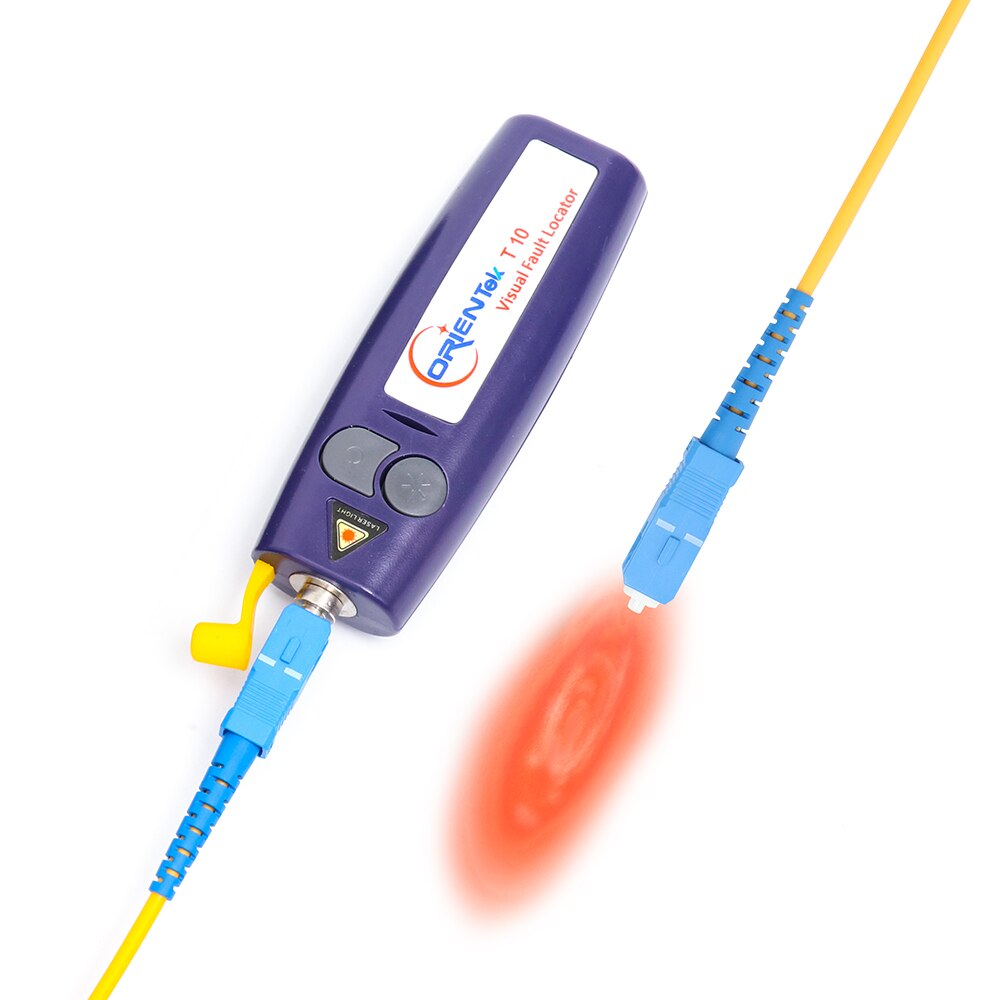 Orientek 30 mw 30 km VFL T10 localisateur visuel de défaut de Fiber optique taille de poche localisateur de défaut de Fiber de VFL Orientek