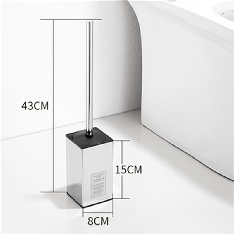 Spazzola di pulizia di tipo durevole di vendita calda per servizi igienici Set porta scopino in acciaio inossidabile Set bagno bagno Hardware oro/cromo: Style D chrome
