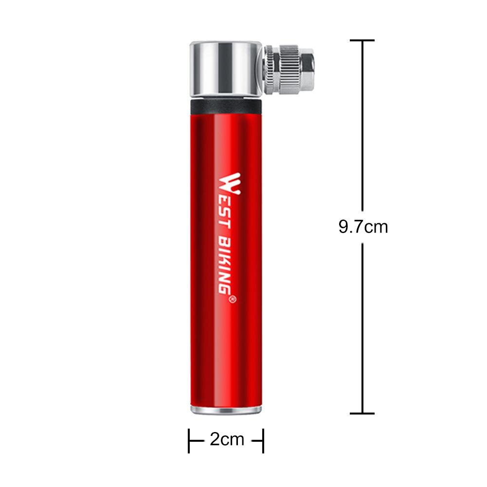 Mini Fahrrad Pumpe Aluminium Legierung Radfahren Hand Luftpumpe Ball Reifen Inflator MTB Mountain Road Bike Pumpe 120PSI Bike Air inflator