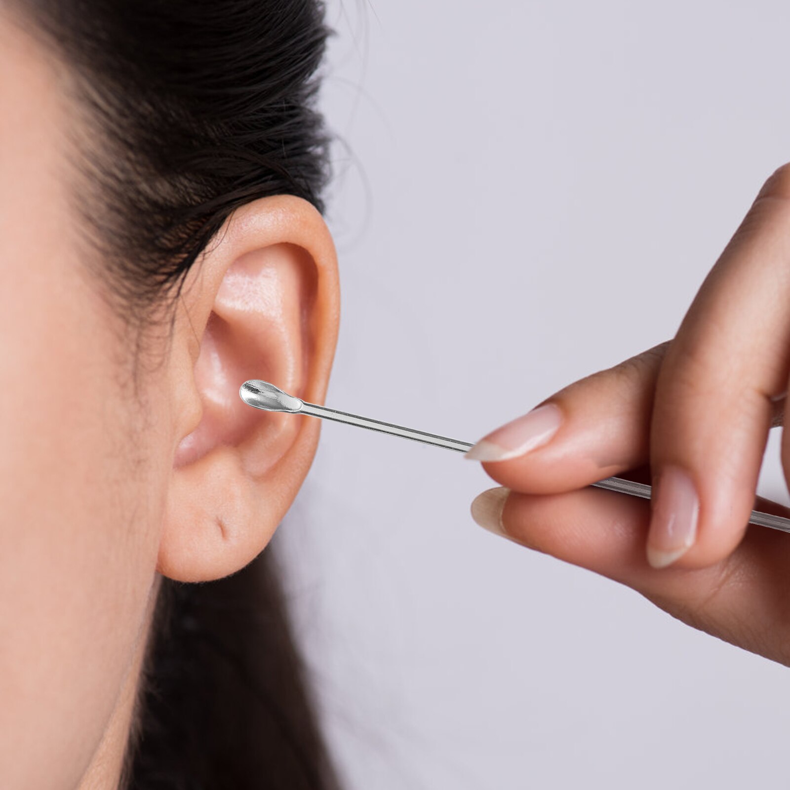 12pcs/2 Sets Ear Picking Spoon Tools Earwax Removal Tools Portable Ear Cleaning Tools