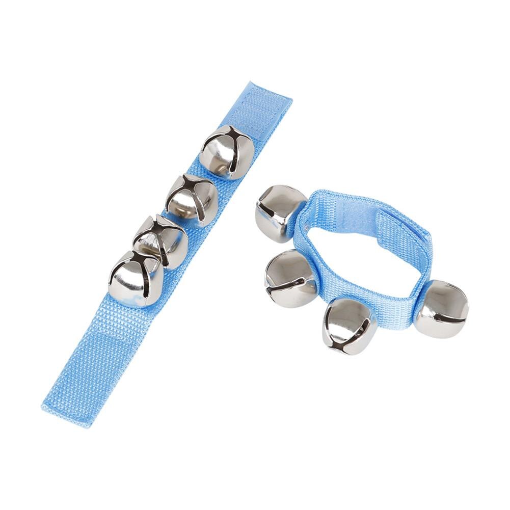 10 Pcs/set Musical Instruments Set 6 Inch Red Hand Tambourine + Double Rain Sound + Yellow Sand Egg