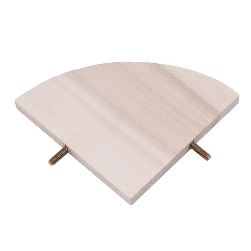 Perchero de madera con plataforma para pájaros y loros, estante para juguetes de hámster, rama para jaula de pájaros, suministros para mascotas de 3 tamaños, , 1 unidad