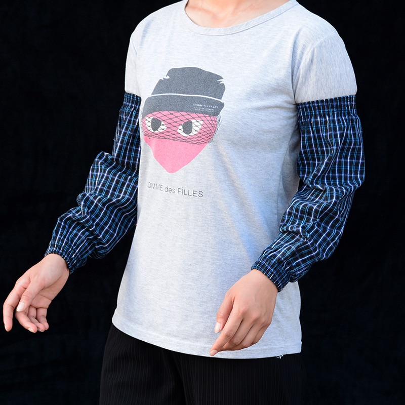 Mangas compridas de algodão femininas